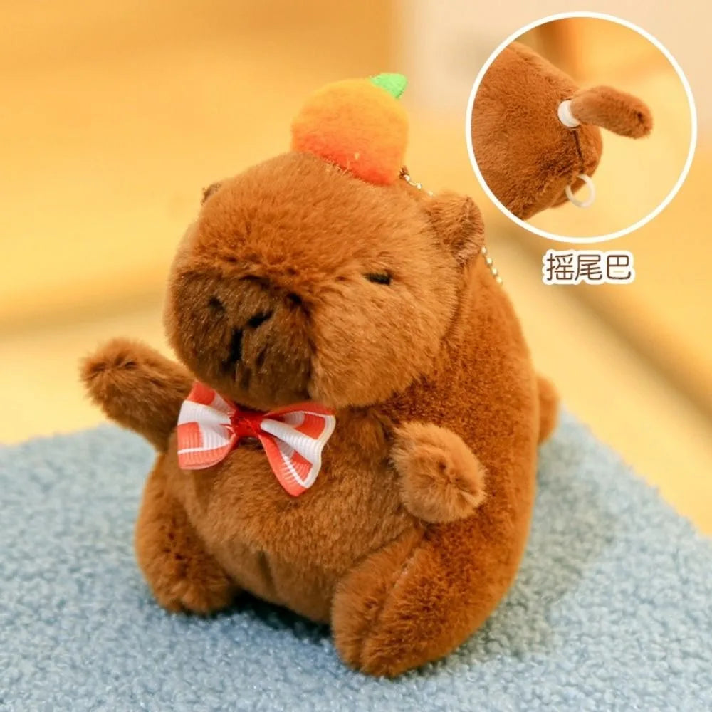 Cute Capybara Plush Toy – Hoodie with Wings Stuffed Animal Doll