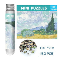 150PCS Oil Painting Jigsaw Puzzles – Mini Test Tube Educational Toy - BIG FRENCHIES