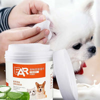 Gentle Pet Eye Wipes for Tear Stains 130 Pcs - BIG FRENCHIES