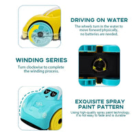 Amphibious Baby Bath Car Toy – Floating Wind-Up Swimming Car - BIG FRENCHIES