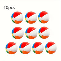 10Pcs Inflatable Beach Balls – Colorful Pool Party Water Game Toys - BIG FRENCHIES