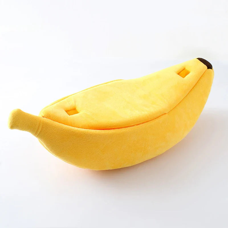 Banana Cat Bed House – Cute & Cozy Cat Hideaway - BIG FRENCHIES