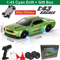 1/64 4WD High-Speed Drift RC Car – Mini Remote Control Racing Toy for Kids & Adults