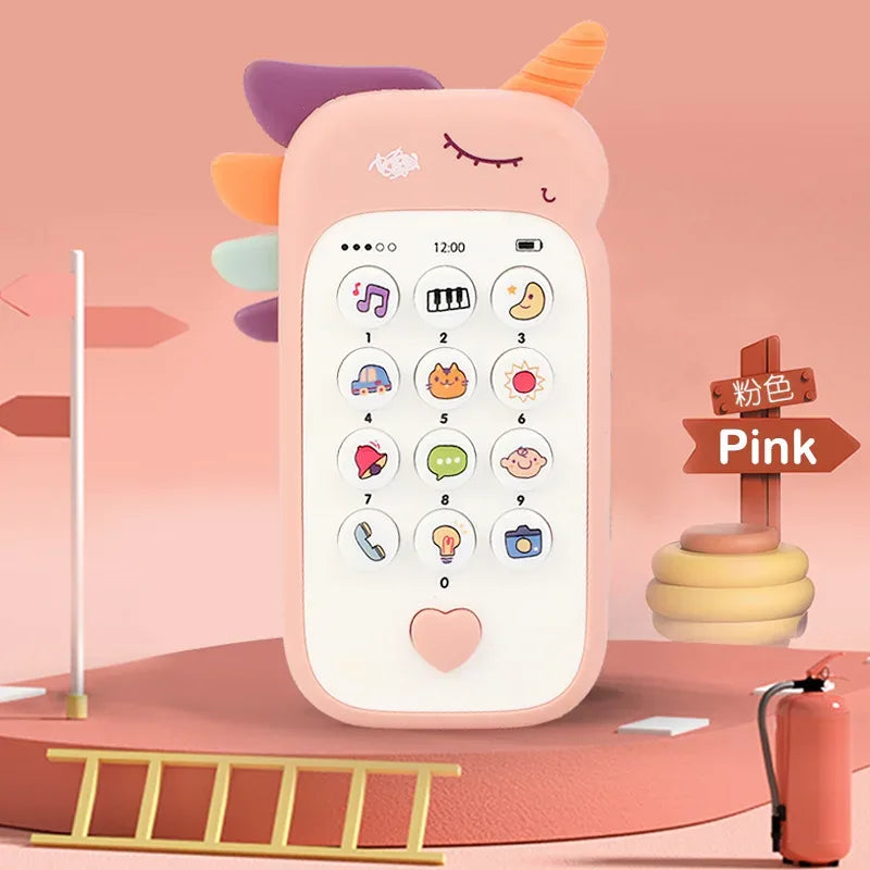 Baby Phone Toy – Musical Sound Telephone with Teether for Infants - BIG FRENCHIES