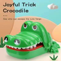 New Family Toys Crocodile Teeth Toys Alligator Family Party Toy Interactive Mini Biting Finger Game Non‑Toxic for Family Games