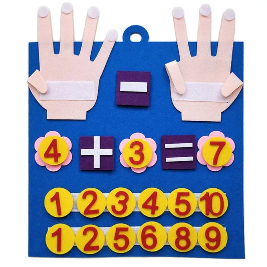 Montessori Finger Number Math Toy – Early Learning Counting Set for Kids - BIG FRENCHIES