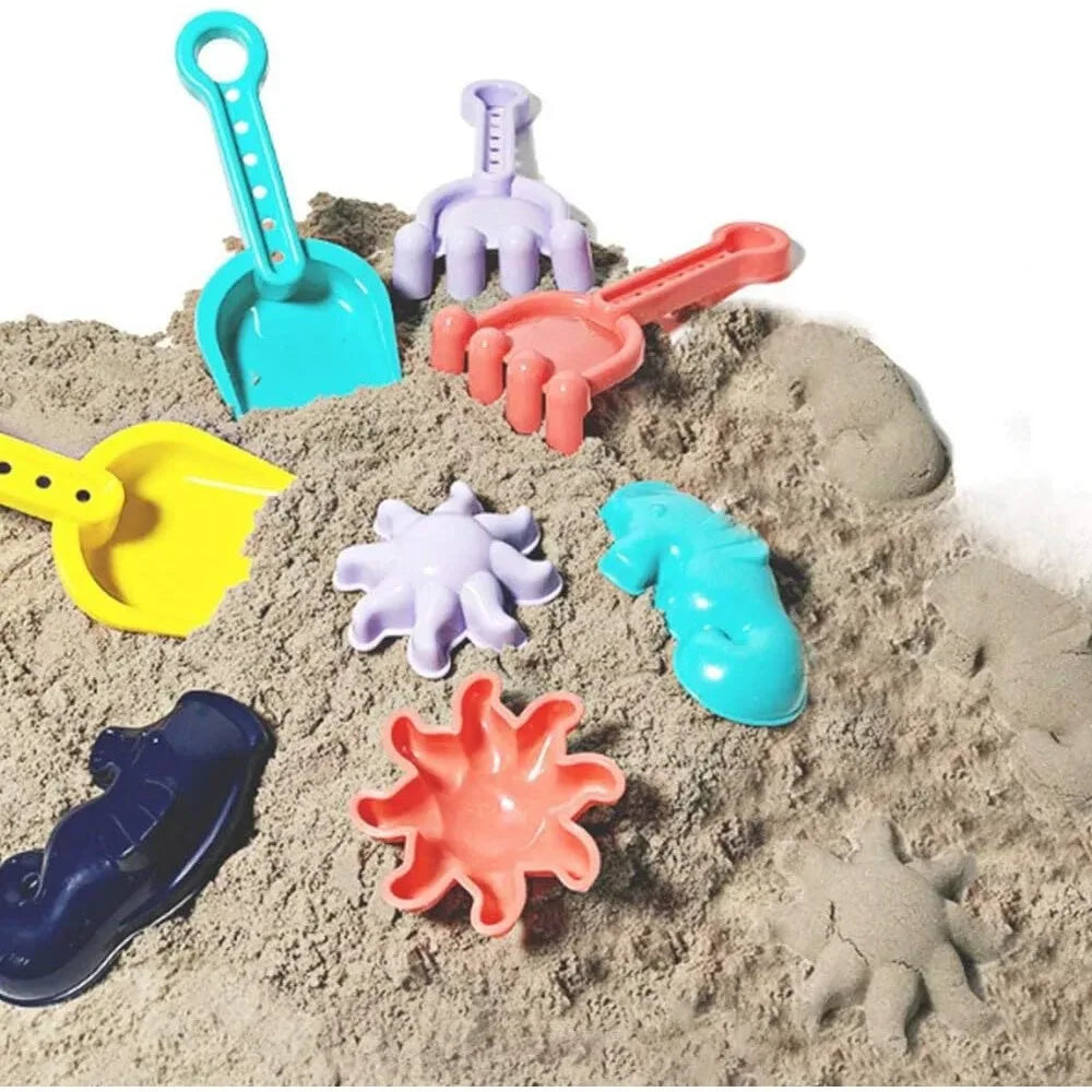 Baby Beach Sand Toys Set with Car, Shovel & Sprinkler Tools - BIG FRENCHIES