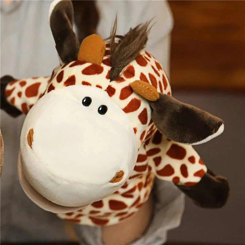 Hand Finger Puppets – Cartoon Plush Toy for Kids & Party Fun