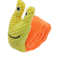 Dog Puzzle Feeder Plush Snail – Interactive Squeaky Chew Toy for Puppies & Dogs - BIG FRENCHIES
