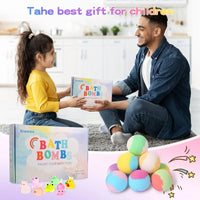 Bath Bombs for Kids – Natural Fizzy Surprise Bath Toys Inside - BIG FRENCHIES