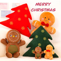 Gingerbread Plush Toy – Caramel Chocolate Stuffed Xmas Cushion Doll - BIG FRENCHIES