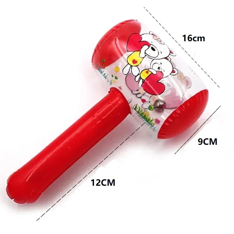 3PCS Inflatable Hammer Toy with Bell for Kids Party & Beach Games - BIG FRENCHIES