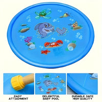 Kids Inflatable Spray Mat Water Sprinkler Pad Outdoor Play Toy - BIG FRENCHIES