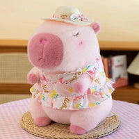 12-32cm Capybara Plush Simulation Capibara Anime Fluffty Toy Cute Doll Stuffed Animals Soft Doll Plush Children Christmas Gift