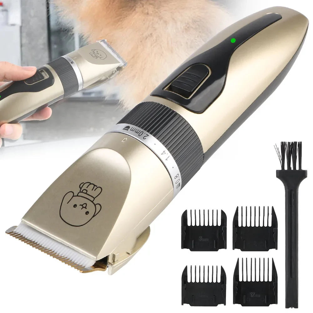 Pet Hair Clipper Grooming Trimmer Set – Professional Cordless Clippers - BIG FRENCHIES