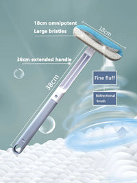 Multifunctional Pet Hair Remover Brush Long Handle Window Cleaning Brush Pet Fur Cleaning Tool Manual Cat Dog Hair Remover Brush - BIG FRENCHIES