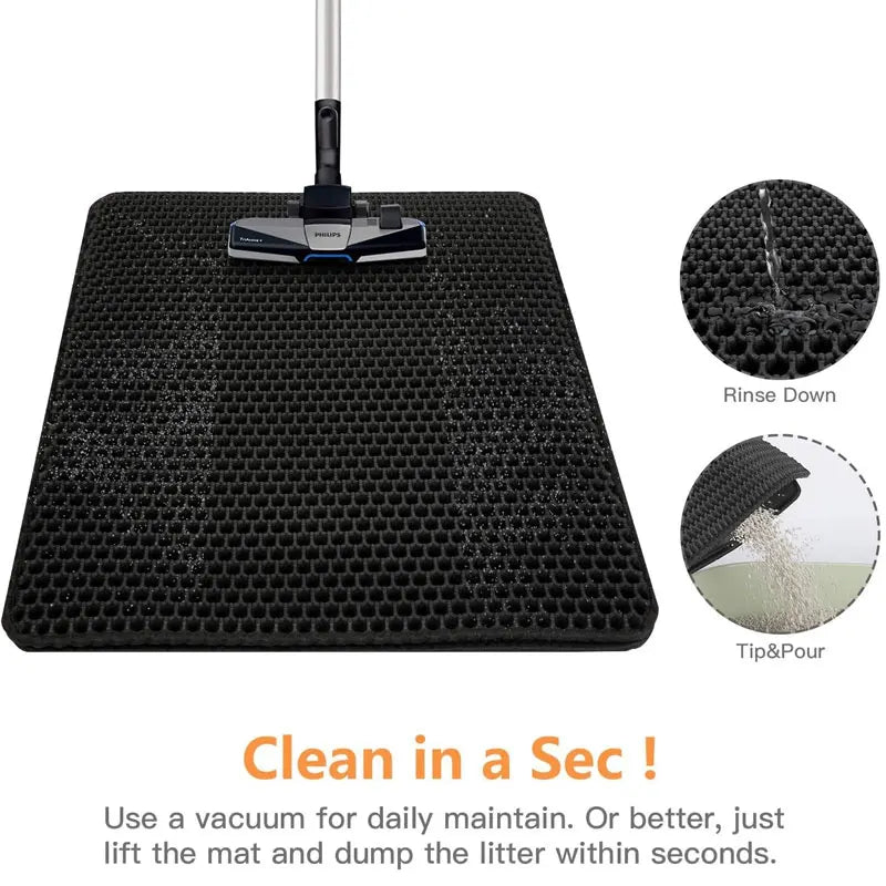 Cat Litter Mat – Waterproof Double Layer For Clean Floors - BIG FRENCHIES