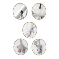 Hanging Rabbit Baby Hand Bell Plush Stroller Toy