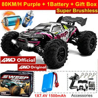 4WD Remote Control Car High-Speed 50-80KM/H Off-Road Buggy Truck - BIG FRENCHIES