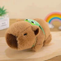 Kawaii Capybara Plush Slap Snap Wristband – Funny Kids Toy Bracelet
