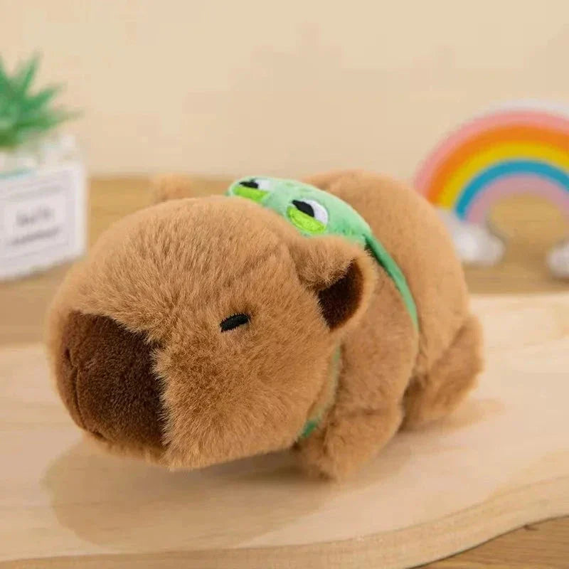 Kawaii Capybara Plush Slap Snap Wristband – Funny Kids Toy Bracelet