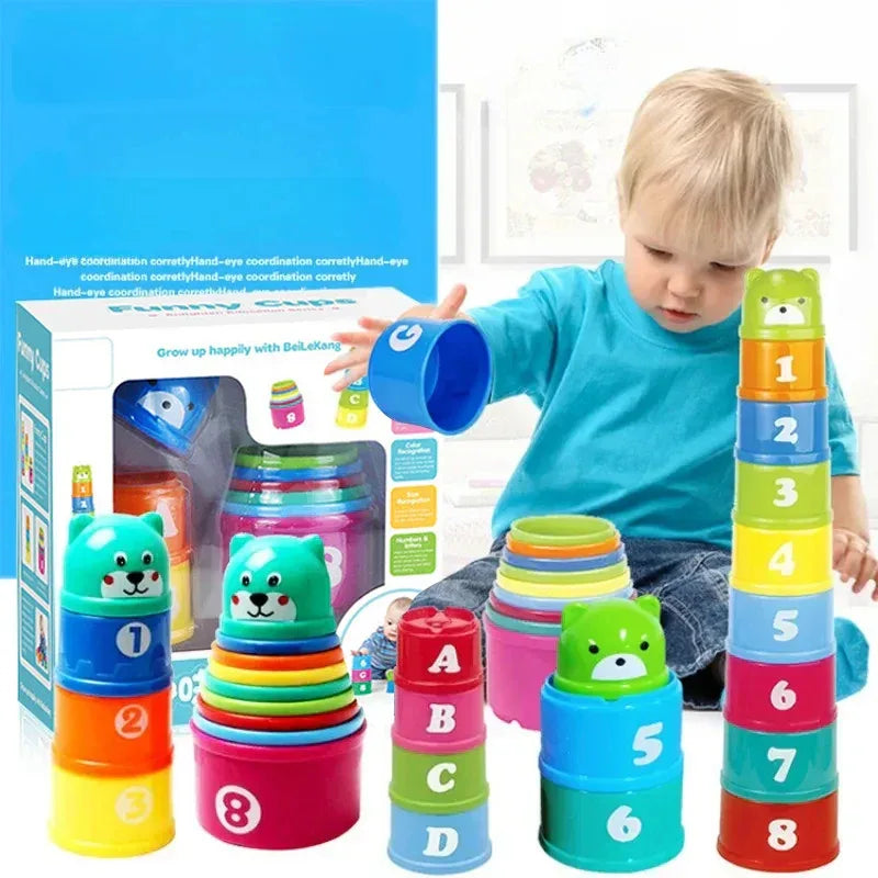 Kids Speed Stacking Cups Game – Brain Response & Puzzle Training Toy - BIG FRENCHIES
