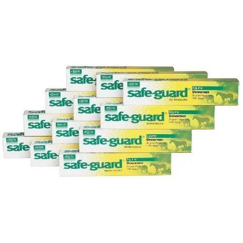 Safe-Guard Equine Paste 10% Fenbendazole Horse Wormer 25g 12-Pack