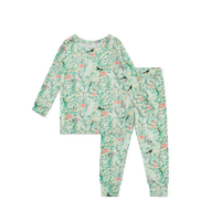 Sage Blossom Bamboo Toddler Pajama Set - BIG FRENCHIES