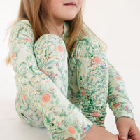 Sage Blossom Bamboo Toddler Pajama Set - BIG FRENCHIES