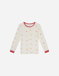 Sailboat Bamboo Kids Pajama Set - BIG FRENCHIES