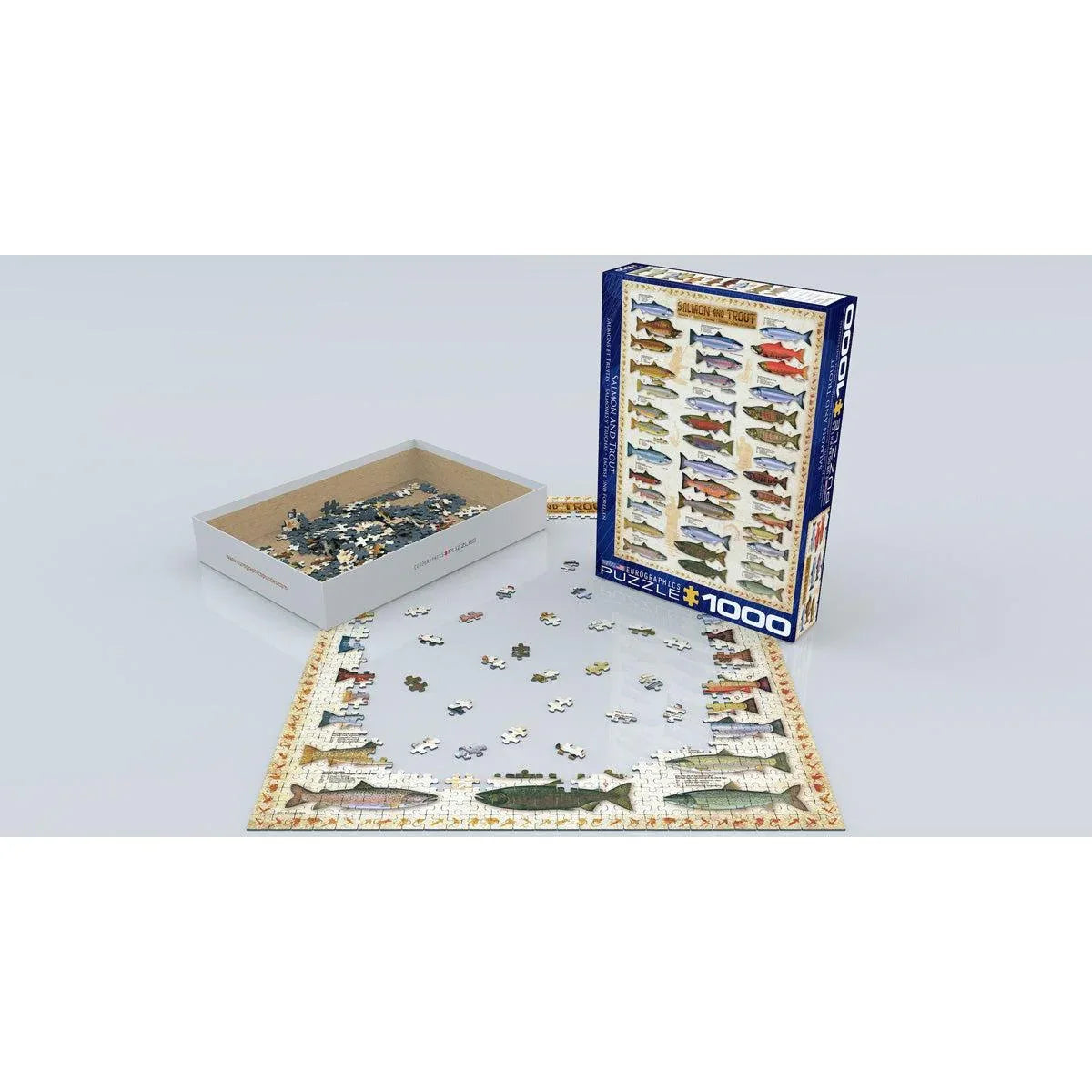 Salmon & Trout 1000 Piece Jigsaw Puzzle Eurographics - BIG FRENCHIES