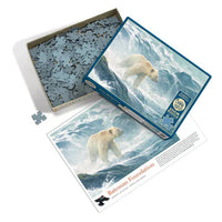 Salmon Watch - Spirit Bear 500 Piece Jigsaw Puzzle Cobble Hill