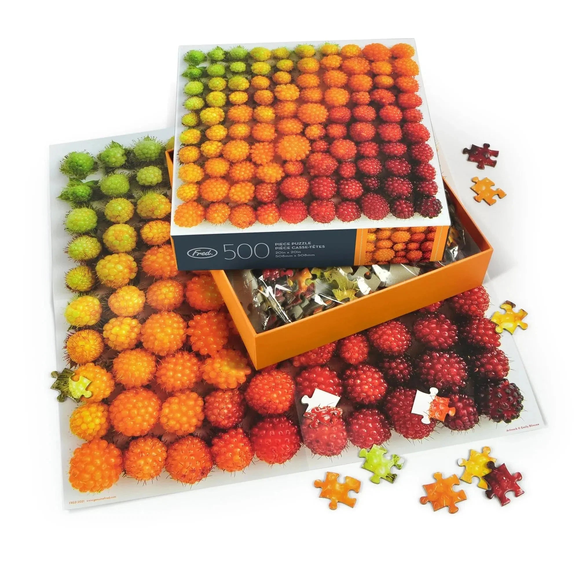 Salmonberries 500 Piece Jigsaw Puzzle Fred