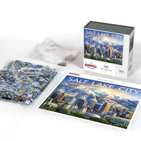 Salt Lake City 500 Piece Jigsaw Puzzle Boardwalk - BIG FRENCHIES