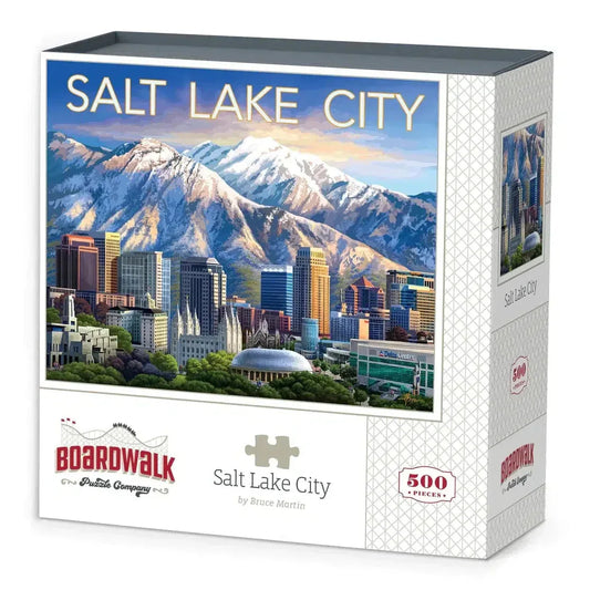 Salt Lake City 500 Piece Jigsaw Puzzle Boardwalk - BIG FRENCHIES