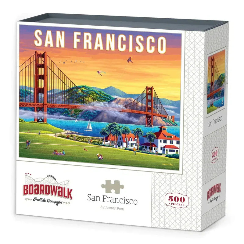 San Francisco 500 Piece Jigsaw Puzzle Boardwalk - BIG FRENCHIES