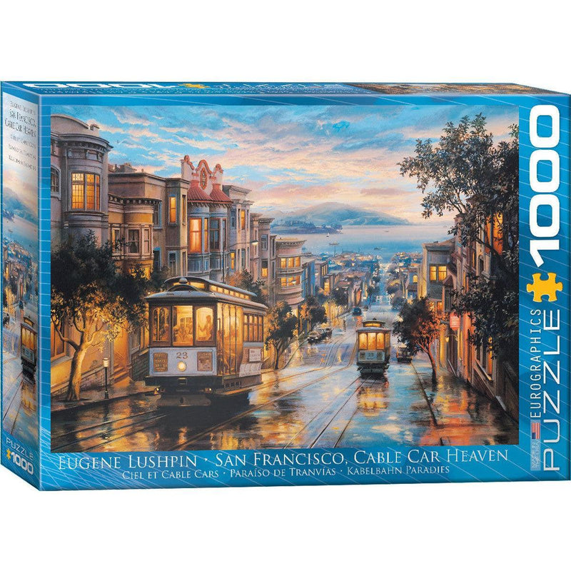 San Francisco Cable Car Heaven 1000 Piece Jigsaw Puzzle Eurographics - BIG FRENCHIES