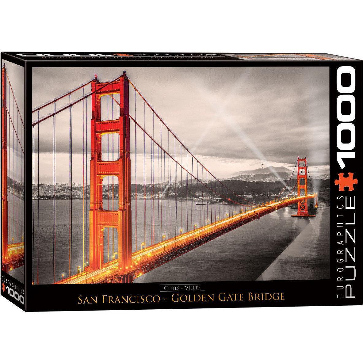 San Francisco Golden Gate Bridge 1000 Piece Jigsaw Puzzle Eurographics - BIG FRENCHIES