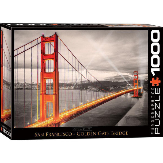 San Francisco Golden Gate Bridge 1000 Piece Jigsaw Puzzle Eurographics - BIG FRENCHIES