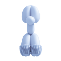 Balloon Dog Toy Blue
