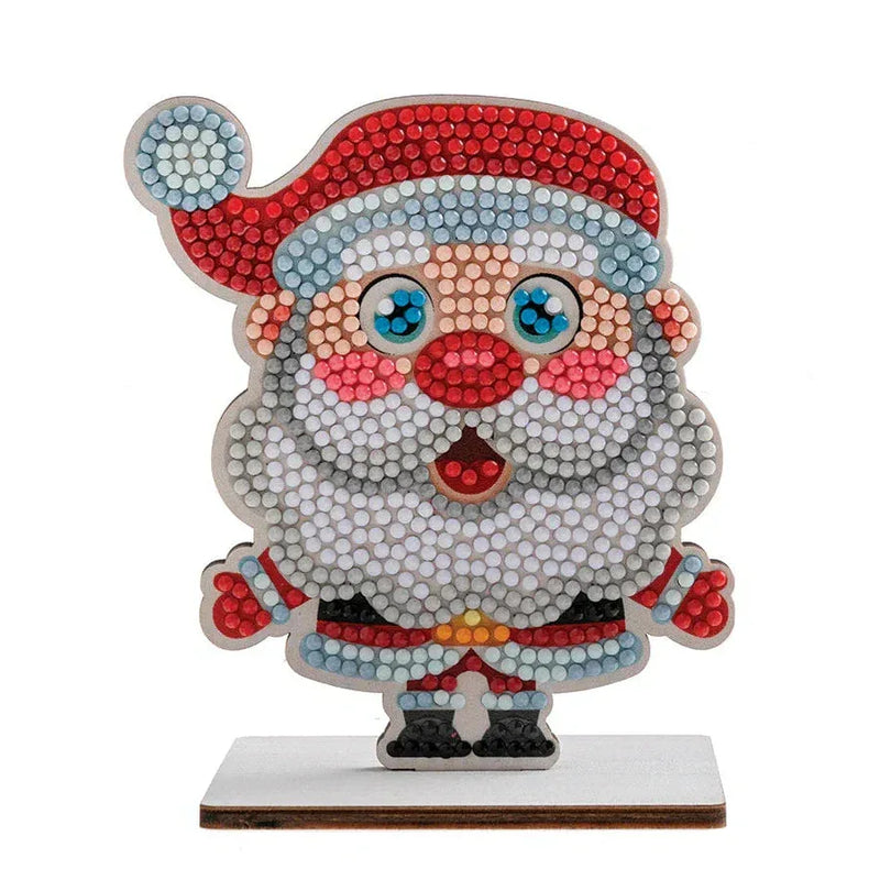 Santa Crystal Art Festive Buddies Kit Craft Buddy - BIG FRENCHIES