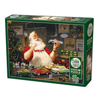 Santa Painting Cards 1000 Piece Jigsaw Puzzle Cobble Hill - BIG FRENCHIES