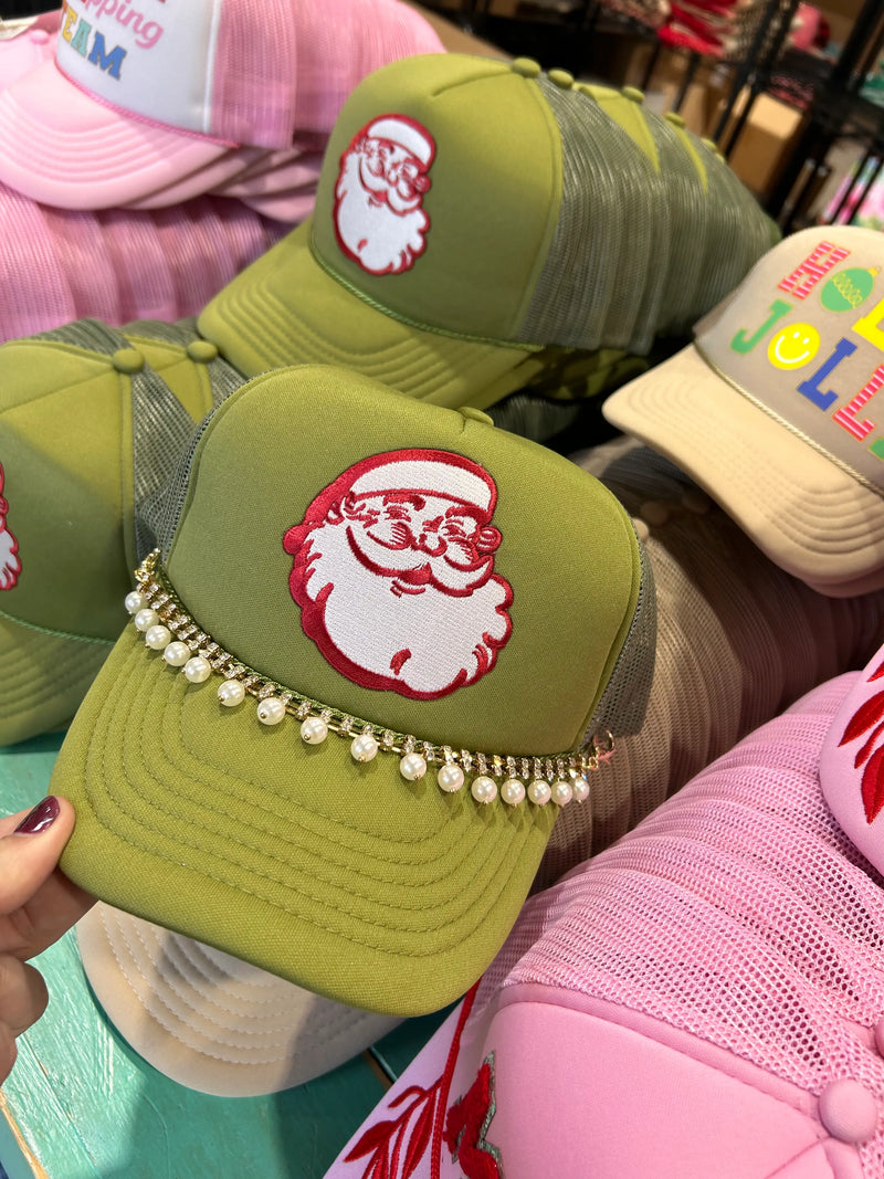 Santa Face Trucker Hat - BIG FRENCHIES