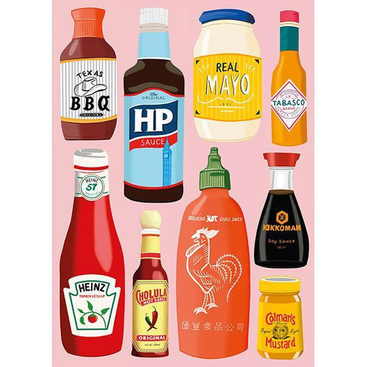 Saucy 1000 Piece Jigsaw Puzzle Happily - BIG FRENCHIES