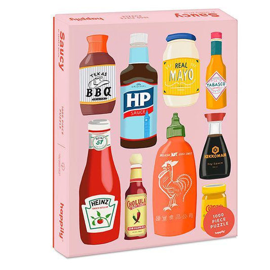 Saucy 1000 Piece Jigsaw Puzzle Happily - BIG FRENCHIES