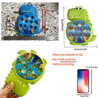 Dinosaur Magnetic Fishing Toys - Montessori Educational Game for Kids | Fun & Safe Play Rod Gift