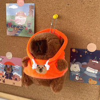 Cute Capybara Plush Toy Hoodie – Small Winged Stuffed Doll for Kids