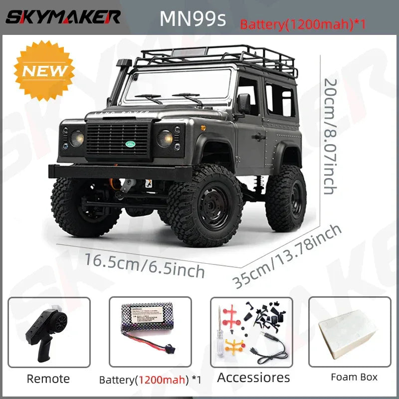 1:12 RC Car MN99s MN98 4WD Rock Crawler Remote Control Truck Toy - BIG FRENCHIES