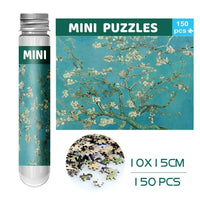 150PCS Oil Painting Jigsaw Puzzles – Mini Test Tube Educational Toy - BIG FRENCHIES