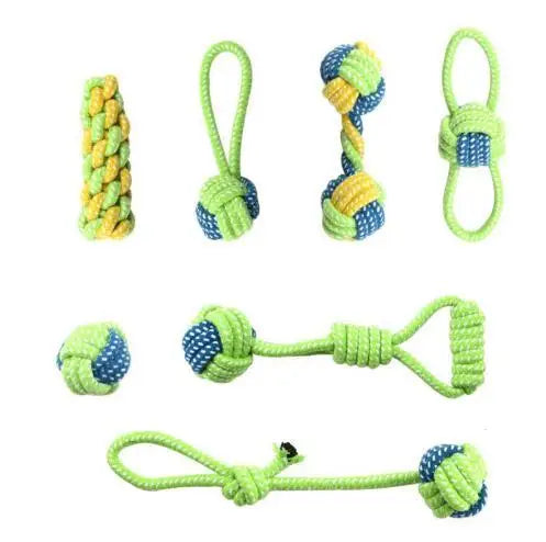 Interactive Cotton Rope Dog Toys for Puppies & Adults - BIG FRENCHIES